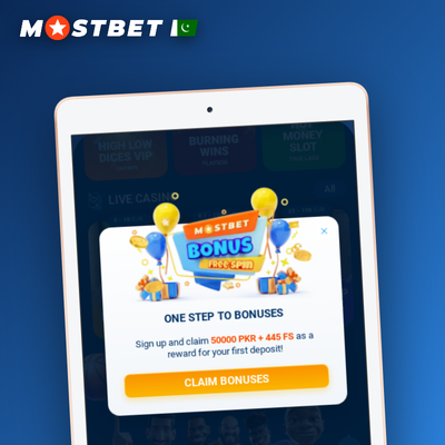 Mostbet app live betting tile with real-time scoreboard and stadium background for cricket fans