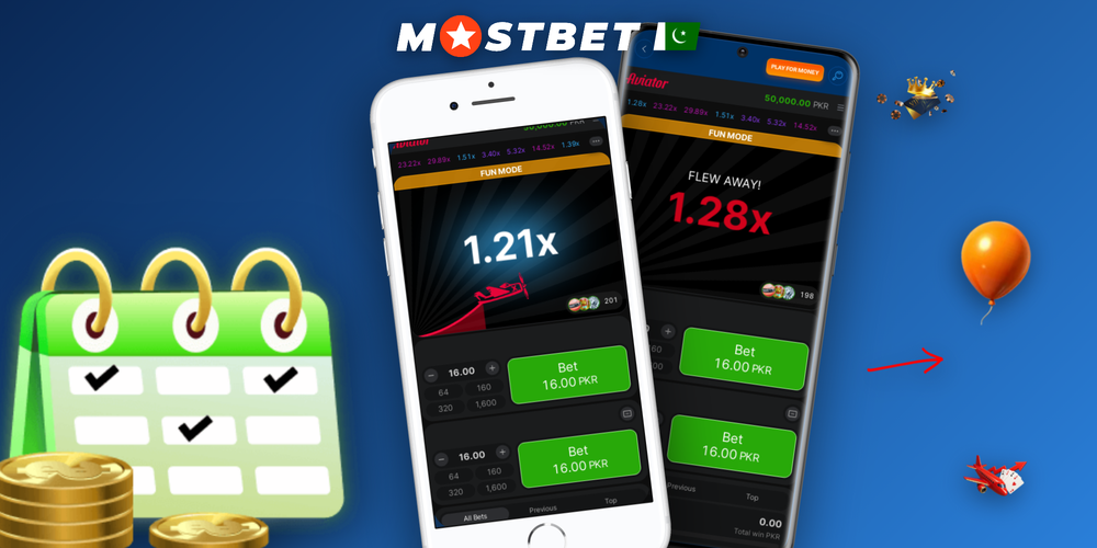 Mostbet Aviator bet panel with dual bet cards auto-cashout toggle and auto-bet counter
