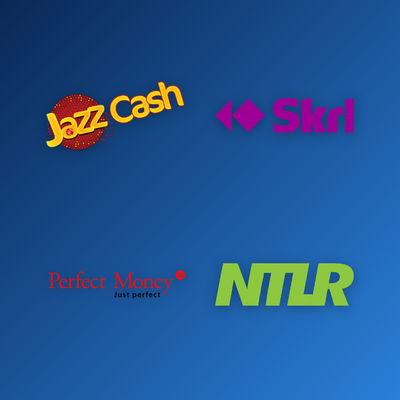 Mostbet Pakistan app payments tile showing wallet and card icons for JazzCash and Easypaisa deposits