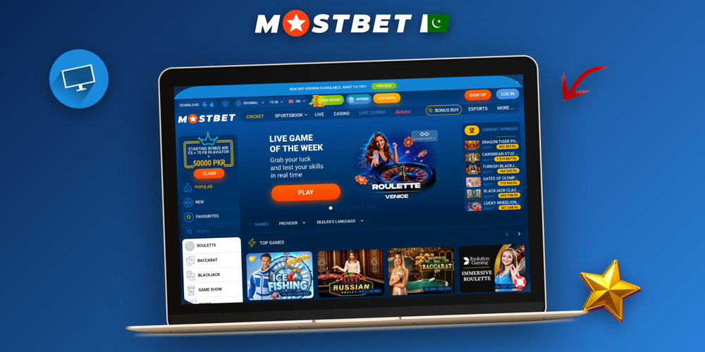 Mostbet desktop client on Windows laptop, Android app and MacBook browser side by side in Pakistan
